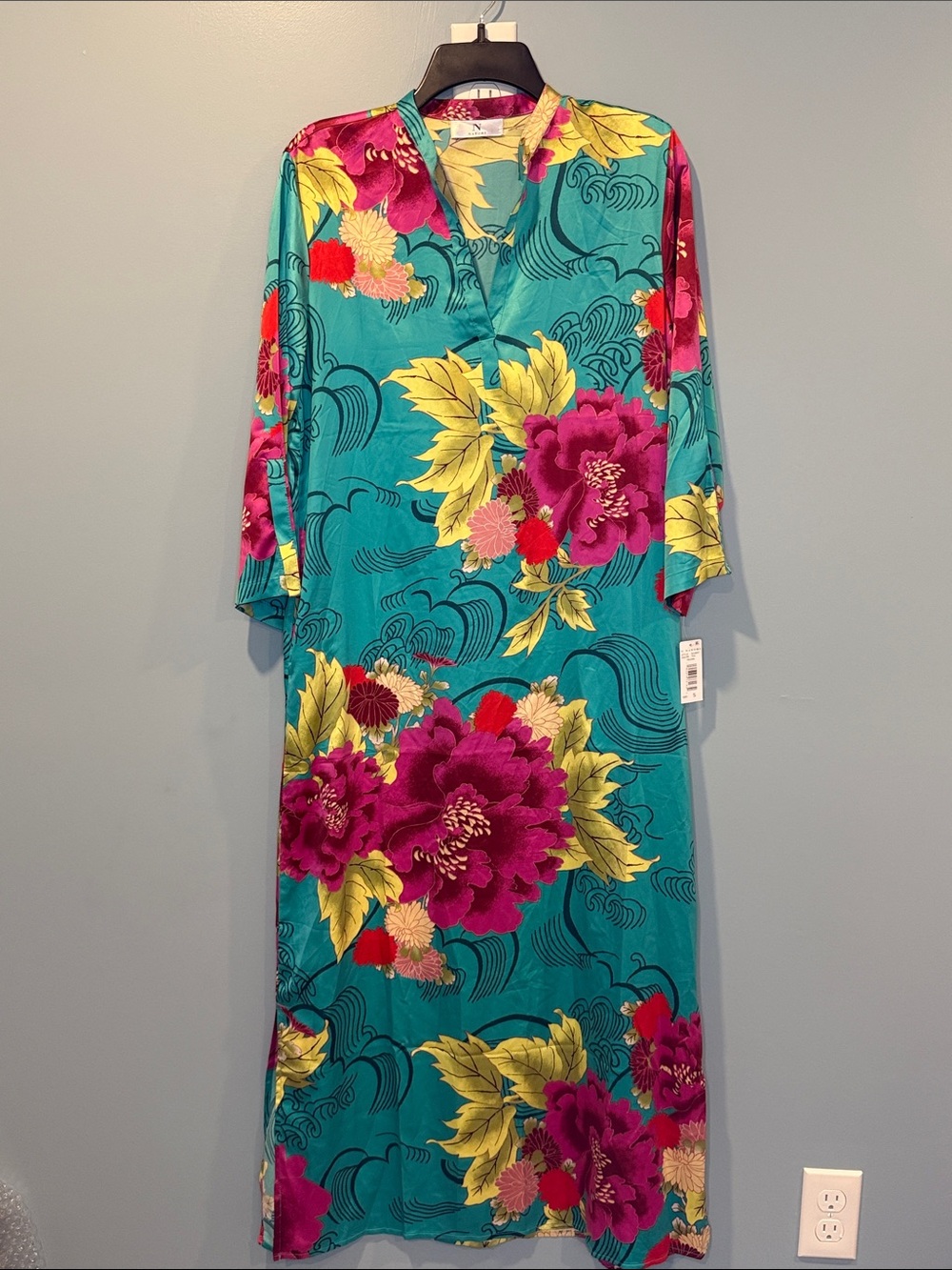 N. Natori Peona Mandarin Caftan